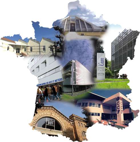 carte france regions La France des régions Cnam