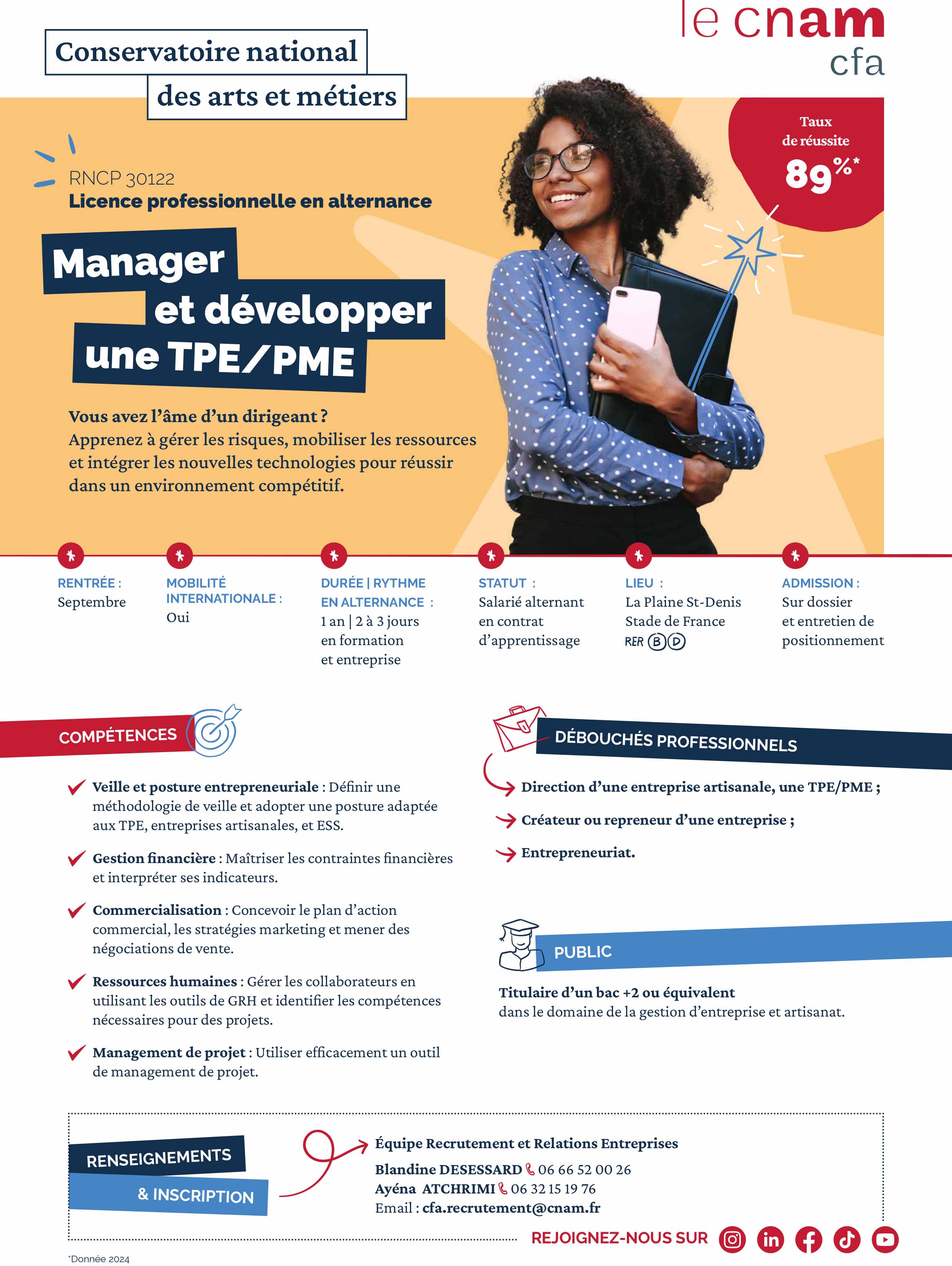 LP Entrepreneuriat CFA Cnam